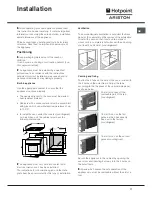 Предварительный просмотр 17 страницы Hotpoint Ariston H 101.1 IX/HA Operating Instructions Manual