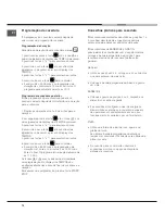 Предварительный просмотр 70 страницы Hotpoint Ariston H 101.1 IX/HA Operating Instructions Manual