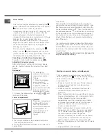 Предварительный просмотр 10 страницы Hotpoint Ariston H5G62AE UA Operation Instruction Manual