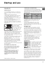 Preview for 23 page of Hotpoint Ariston H6GG5F RU Operating Instructions Manual