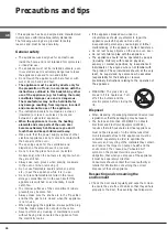 Preview for 26 page of Hotpoint Ariston H6GG5F RU Operating Instructions Manual