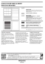 Предварительный просмотр 12 страницы Hotpoint Ariston HA70BE 31 X Quick Manual