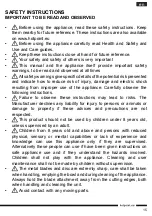 Preview for 15 page of Hotpoint Ariston HB 0806 Operating Instructions Manual