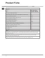 Preview for 2 page of Hotpoint Ariston HDB 4B116 Operating Instructions Manual