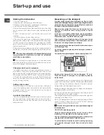 Preview for 10 page of Hotpoint Ariston HDB 4B116 Operating Instructions Manual