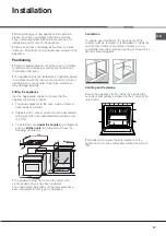 Preview for 23 page of Hotpoint Ariston HH 50 /HA Operating Instructions Manual