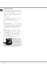 Preview for 36 page of Hotpoint Ariston HH 50 /HA Operating Instructions Manual