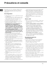 Preview for 39 page of Hotpoint Ariston HH 50 /HA Operating Instructions Manual