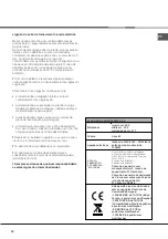 Preview for 52 page of Hotpoint Ariston HH 50 /HA Operating Instructions Manual