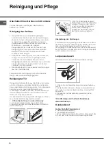 Preview for 76 page of Hotpoint Ariston HH 50 /HA Operating Instructions Manual