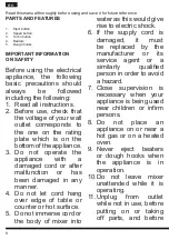 Preview for 8 page of Hotpoint Ariston HM 0306 DXB0 Operating Instructions Manual