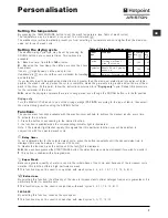 Preview for 7 page of Hotpoint Ariston Hotpoint Instructions For Use Manual