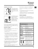 Preview for 27 page of Hotpoint Ariston Hotpoint Instructions For Use Manual