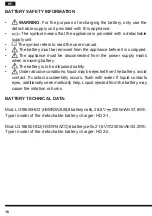 Предварительный просмотр 16 страницы Hotpoint Ariston HS MR 2A ZU B Operating Instructions Manual