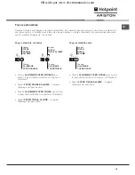 Предварительный просмотр 19 страницы Hotpoint Ariston KEC 635 TC Operating Instructions Manual