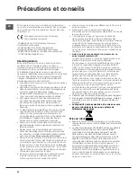 Preview for 26 page of Hotpoint Ariston KIA 641 BS Operating Instructions Manual