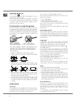 Preview for 8 page of Hotpoint Ariston KIB 633 C E Operating Instructions Manual