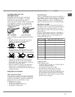 Предварительный просмотр 57 страницы Hotpoint Ariston KIO 632 CC S Operating Instructions Manual