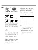 Предварительный просмотр 16 страницы Hotpoint Ariston KIO 633 T Z Operating Instructions Manual