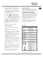 Preview for 3 page of Hotpoint Ariston KLF 72 Operating Instructions Manual