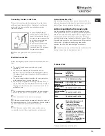 Preview for 15 page of Hotpoint Ariston KLF 72 Operating Instructions Manual