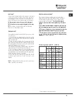 Preview for 19 page of Hotpoint Ariston KLF 72 Operating Instructions Manual