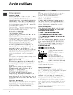 Preview for 6 page of Hotpoint Ariston LDF 12314 Operating Instructions Manual