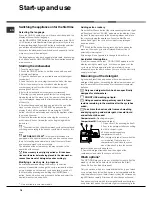 Preview for 18 page of Hotpoint Ariston LDF 12314 Operating Instructions Manual