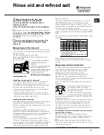 Preview for 21 page of Hotpoint Ariston LDF 12314 Operating Instructions Manual