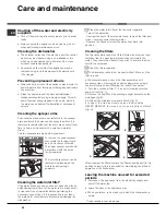 Preview for 22 page of Hotpoint Ariston LDF 12314 Operating Instructions Manual