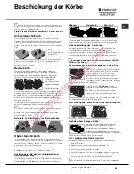 Предварительный просмотр 29 страницы Hotpoint Ariston LDF 12314 Operating Instructions Manual