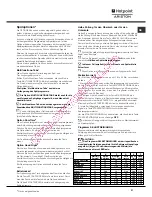 Предварительный просмотр 31 страницы Hotpoint Ariston LDF 12314 Operating Instructions Manual