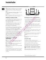 Предварительный просмотр 38 страницы Hotpoint Ariston LDF 12314 Operating Instructions Manual