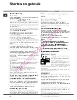 Предварительный просмотр 42 страницы Hotpoint Ariston LDF 12314 Operating Instructions Manual