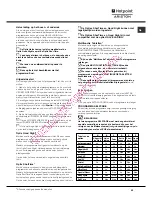 Предварительный просмотр 43 страницы Hotpoint Ariston LDF 12314 Operating Instructions Manual