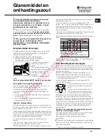 Предварительный просмотр 45 страницы Hotpoint Ariston LDF 12314 Operating Instructions Manual