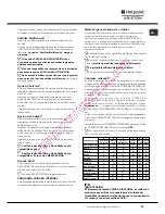 Предварительный просмотр 55 страницы Hotpoint Ariston LDF 12314 Operating Instructions Manual