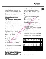 Предварительный просмотр 67 страницы Hotpoint Ariston LDF 12314 Operating Instructions Manual