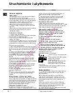 Предварительный просмотр 78 страницы Hotpoint Ariston LDF 12314 Operating Instructions Manual