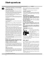 Preview for 6 page of Hotpoint Ariston LDF 12314E Operating Instructions Manual