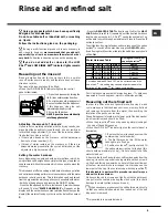 Preview for 9 page of Hotpoint Ariston LDF 12314E Operating Instructions Manual