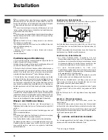 Preview for 26 page of Hotpoint Ariston LDF 12314E Operating Instructions Manual