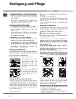 Preview for 34 page of Hotpoint Ariston LDF 12314E Operating Instructions Manual