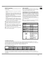 Preview for 39 page of Hotpoint Ariston LDF 12314E Operating Instructions Manual