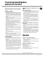 Preview for 47 page of Hotpoint Ariston LDF 12314E Operating Instructions Manual