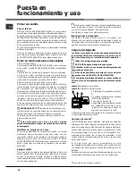 Preview for 54 page of Hotpoint Ariston LDF 12314E Operating Instructions Manual