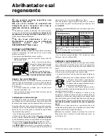 Preview for 69 page of Hotpoint Ariston LDF 12314E Operating Instructions Manual