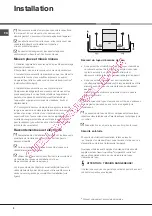 Preview for 2 page of Hotpoint Ariston LFF 8243 Operating Instructions Manual