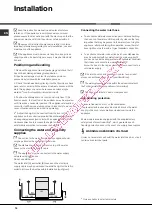 Preview for 14 page of Hotpoint Ariston LFF 8243 Operating Instructions Manual