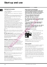 Preview for 18 page of Hotpoint Ariston LFF 8243 Operating Instructions Manual